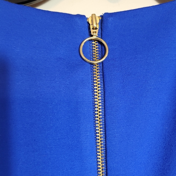 Taylor blue midi dress sleeveless size 2 - Picture 7 of 10